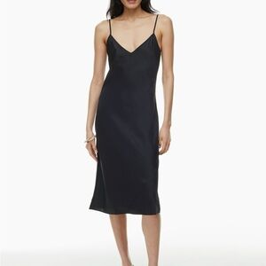 (SOLD ON FB) ARITZIA WILFRED Slip Satin Midi Dress